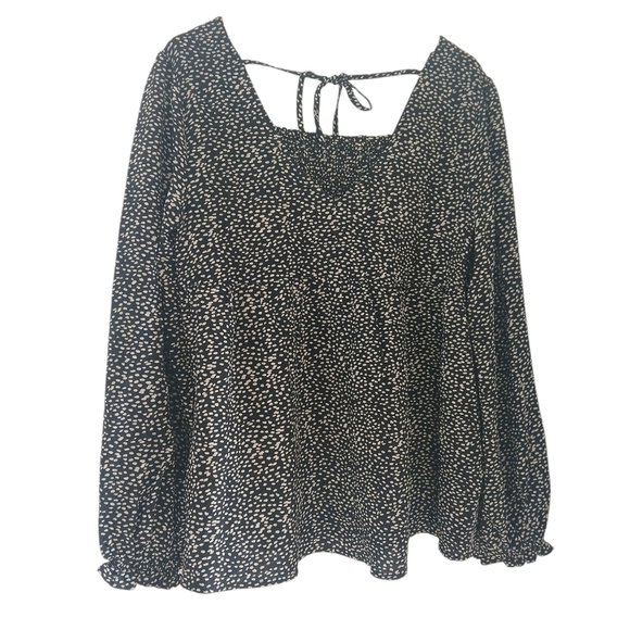 ODDY Tunic Top Pull On Square Neck Line Swing Pullover Woven Ruched Embroidered - Picture 8 of 14